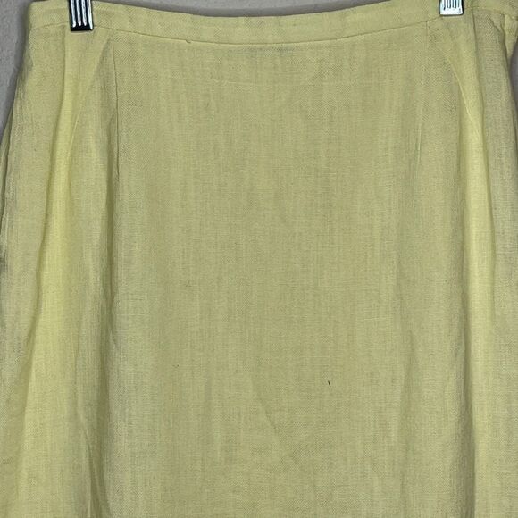 Vintage Talbots Skirt Yellow - Picture 4 of 8